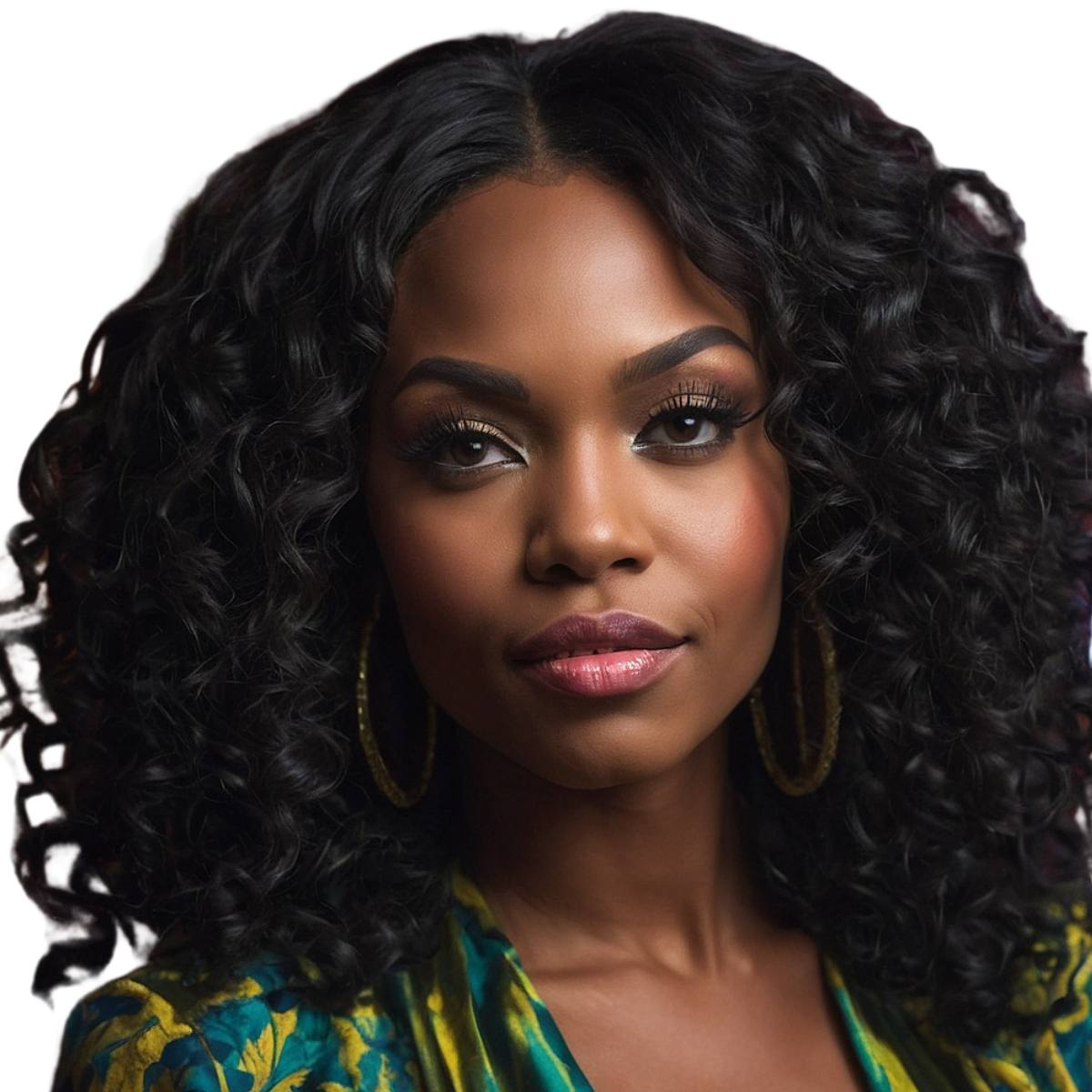 VAB Heir Hair Luxe Kinky Curly 4x4 Transparent Closure Wig