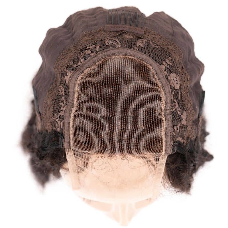 VAB Heir Hair Luxe Kinky Curly 4x4 Transparent Closure Wig