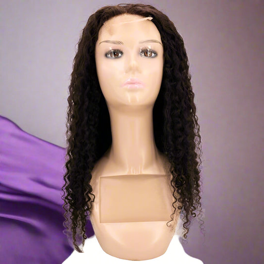 Kinky Curly 4x4 Transparent Closure Wig